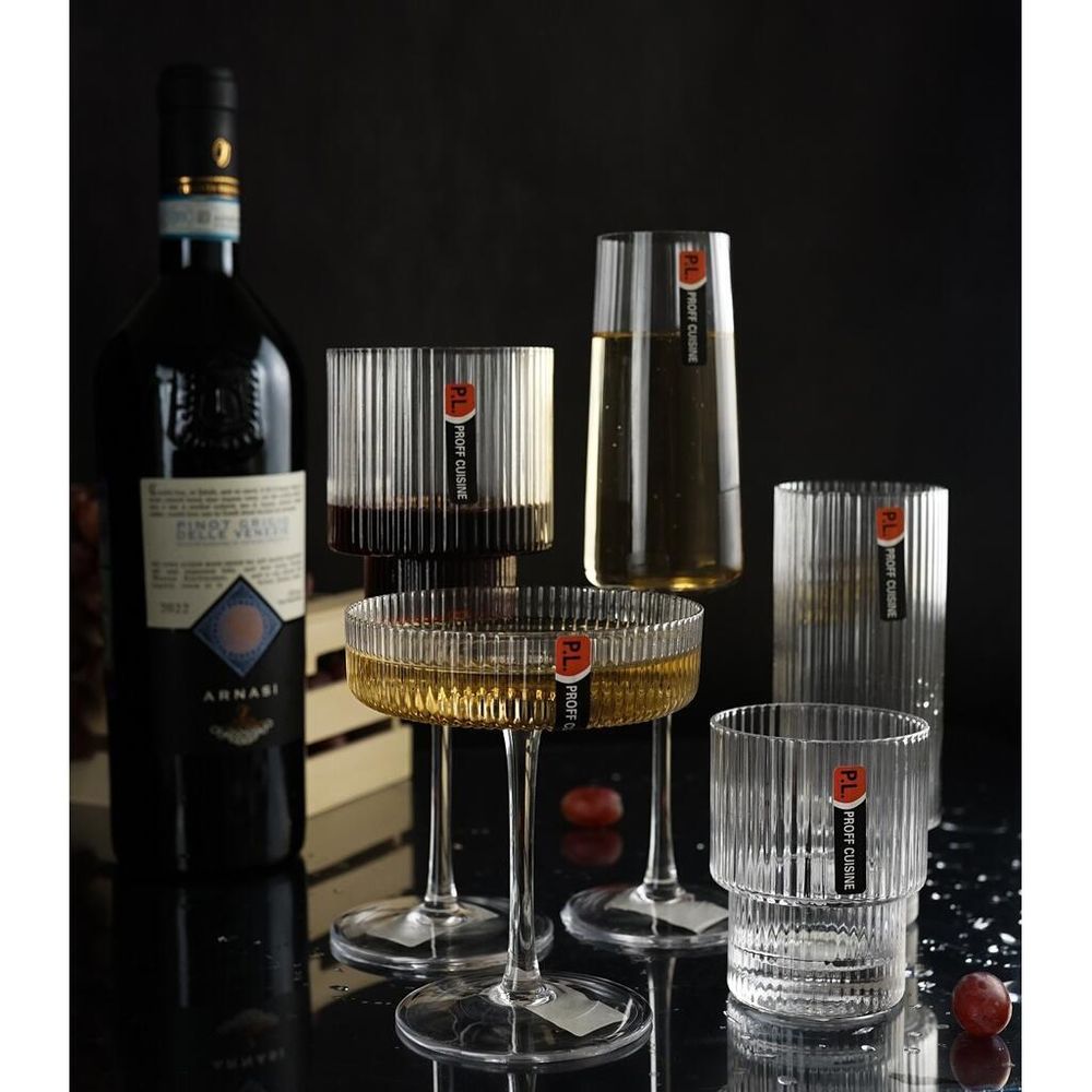 Стакан Хайбол 350 мл "  Optical" d 6,1 см h16 см P.L. - BarWare [6]