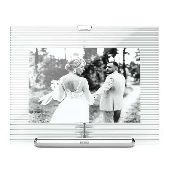 Фоторамка flute, 16х20 см, хром