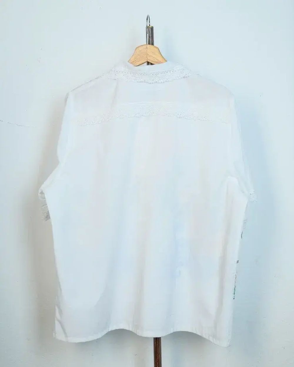 Рубашка Soeurs с Симметричными Цветами белая