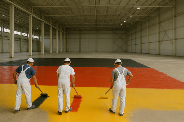 Эпоксидная краска для пола по бетону: как наносить, выбор, подготовка, инструкция Эпоксидная краска для пола по бетону: как наносить, выбор, подготовка, инструкция