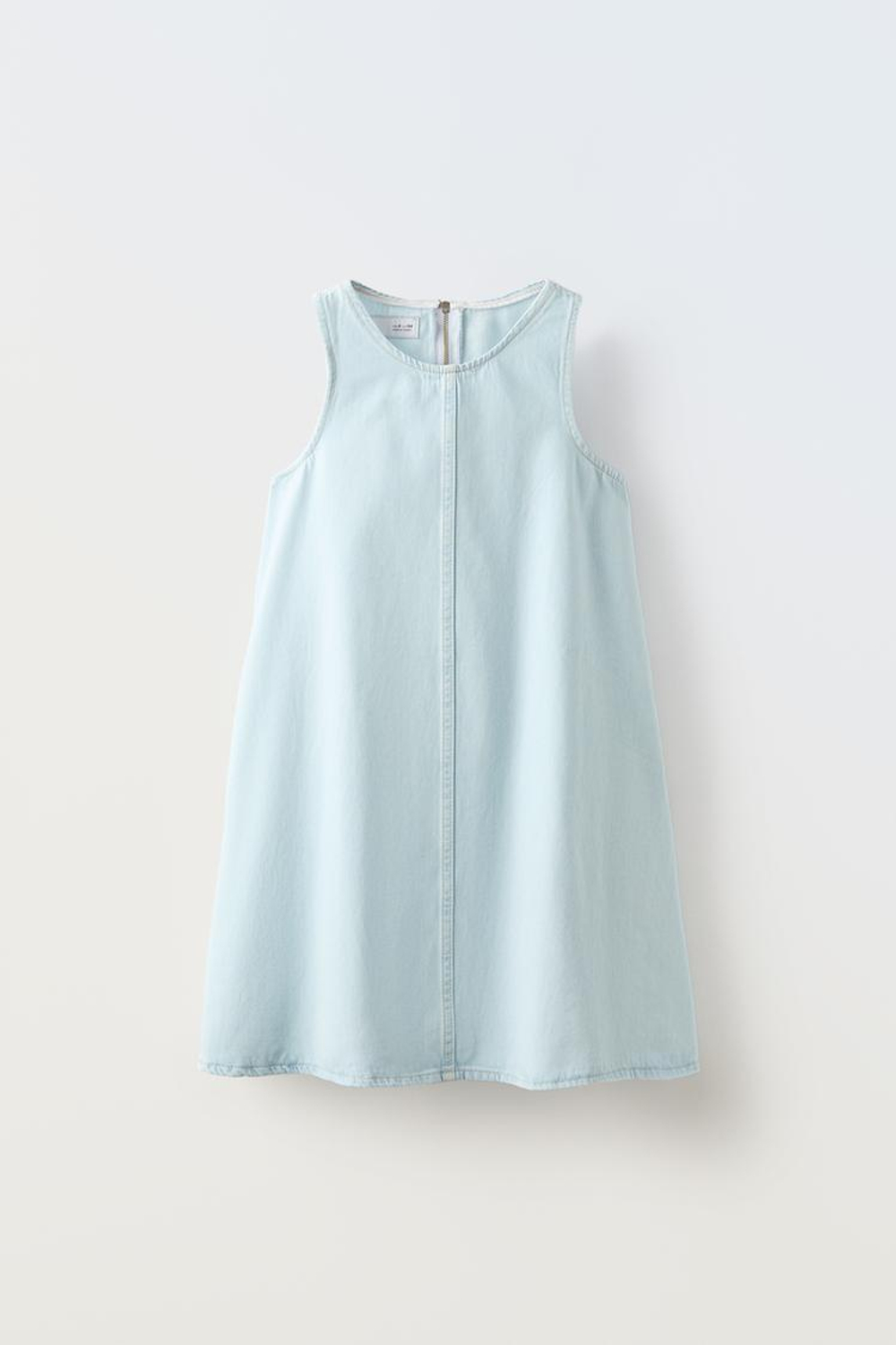 ZARA ДЖИНСОВОЕ ПЛАТЬЕ, ГОЛУБОЙ