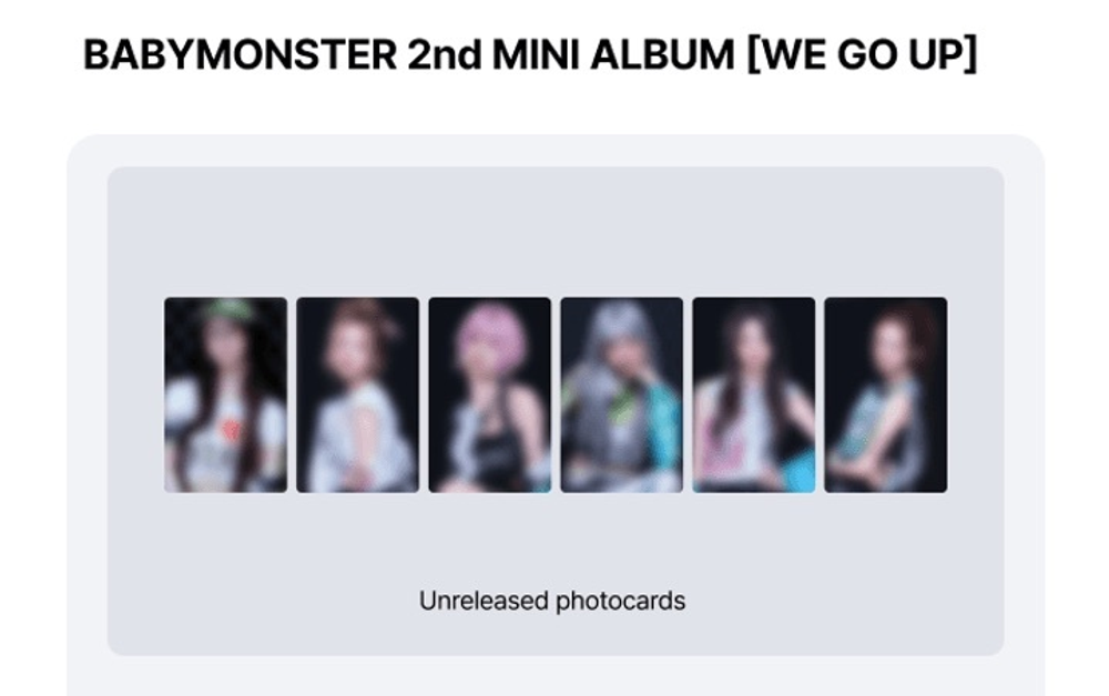 Альбом BABYMONSTER - WE GO UP (UP Ver.)