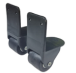 Колеса PLG-22107 (высота 110), черный