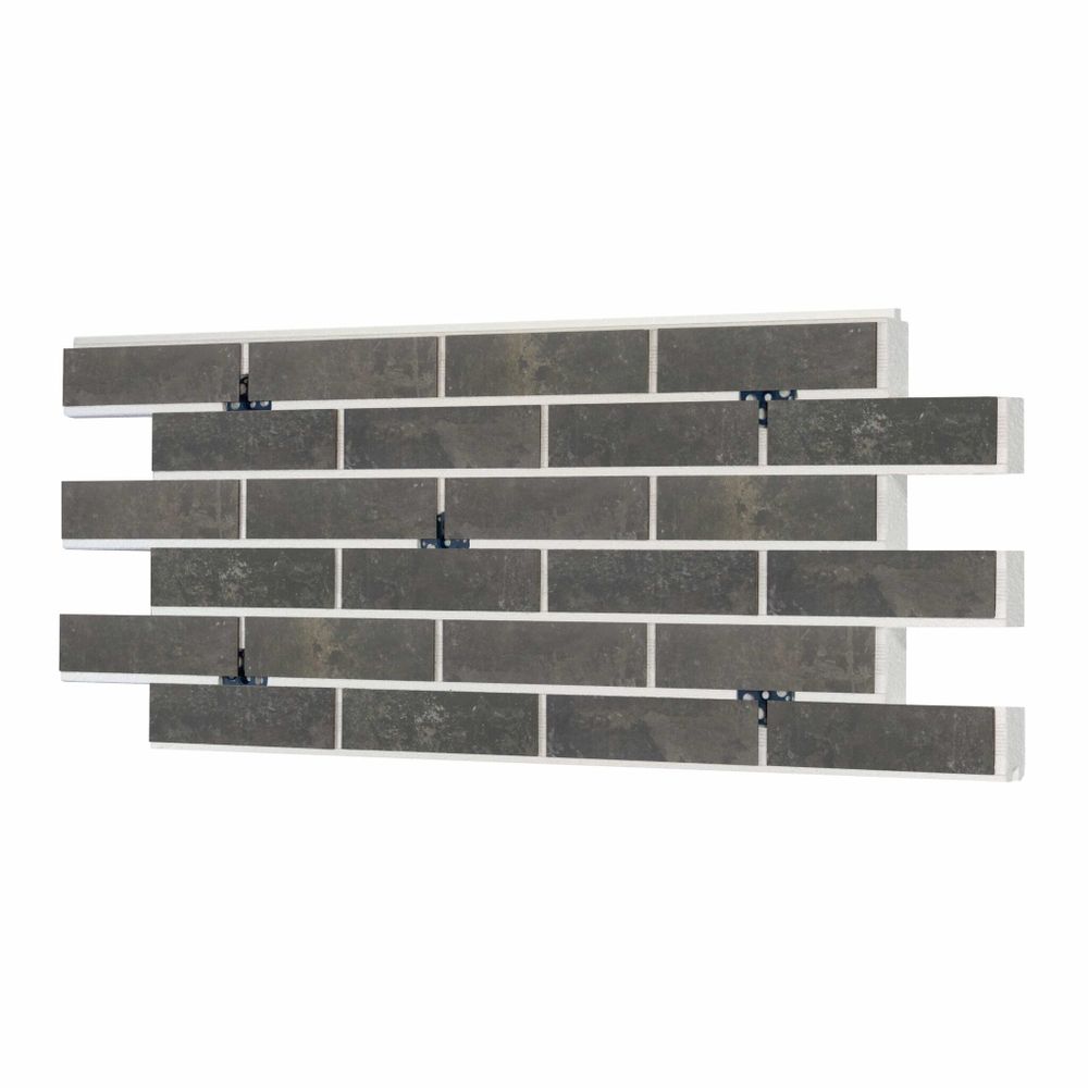 Клинкерная термопанель ППС BestPoint Exclusive Midnight 1020х455 мм