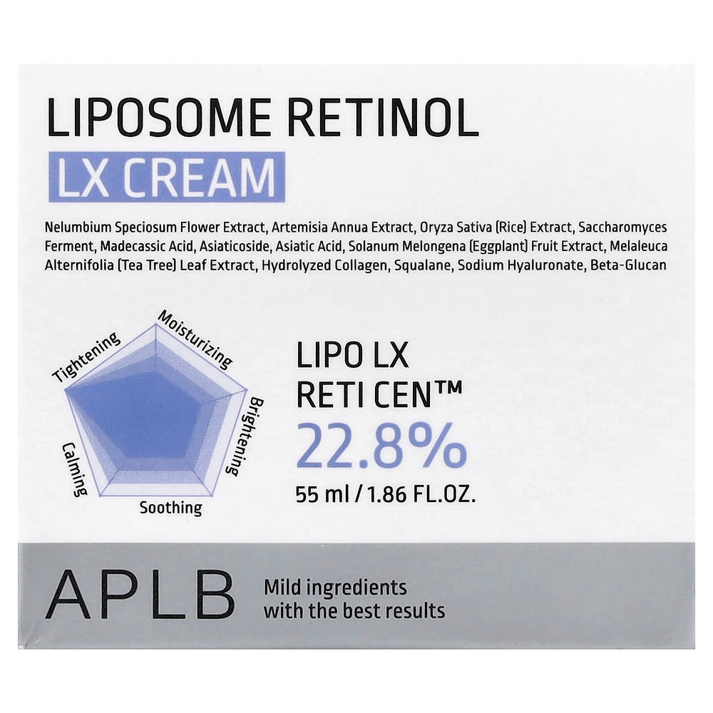 APLB, Liposome Retinol LX Cream, 55 мл (1,86 жидк. Унции)