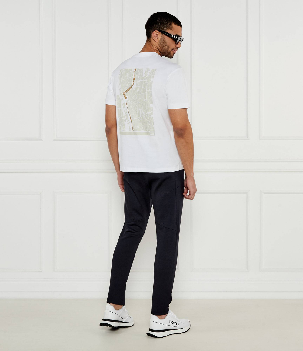 Футболка Te_surfaceshort BOSS ORANGE - белый(50534925)