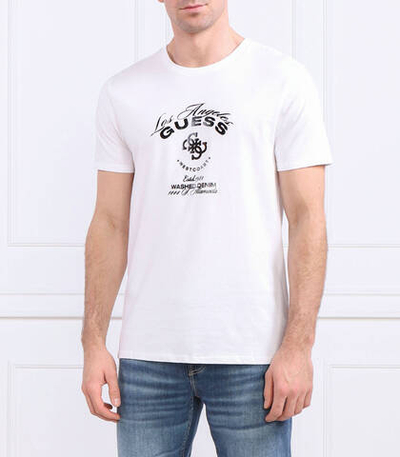 футболка westcoast GUESS - белый(M3RI69 KBDK0)