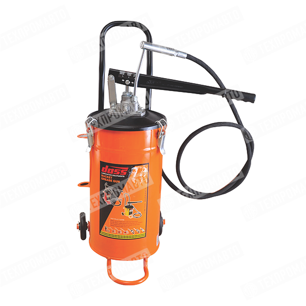 DASS 60-415 Нагнетатель консистентной смазки. ручной, на колесакх, 15 кг