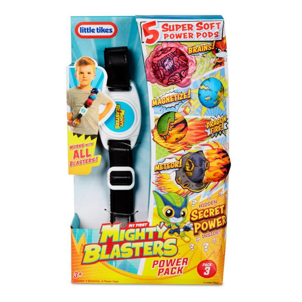 Little Tikes My First Mighty Blasters - Bandolier + Kule Power Pods 5 шт., упаковка 3 652776
