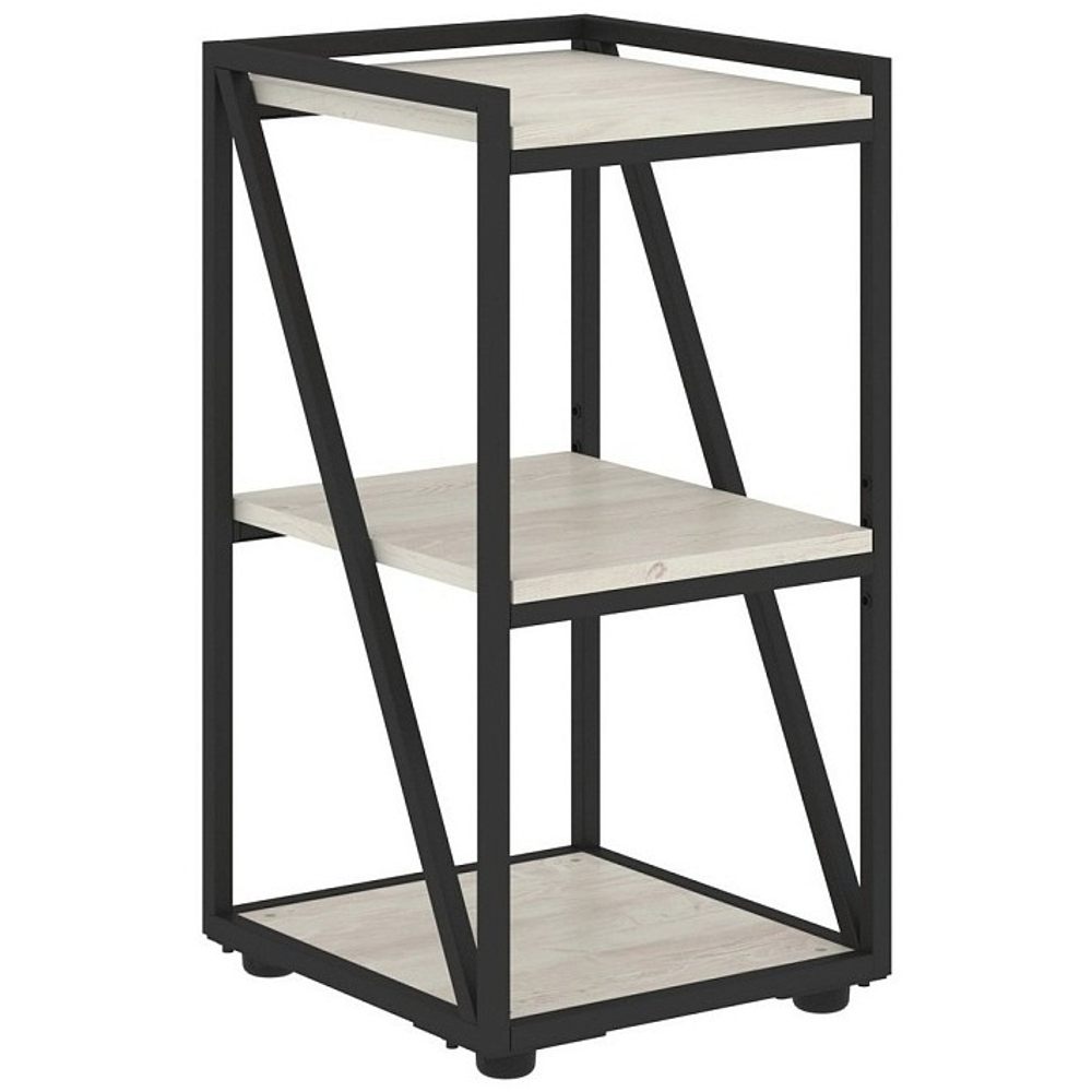 Стеллаж узкий малый на металлическом каркасе LOFTIS (ЛОФТИС)