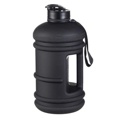 Черная бутылка для воды Мастер К (объем 2,3 литра) (Цвет: черный)