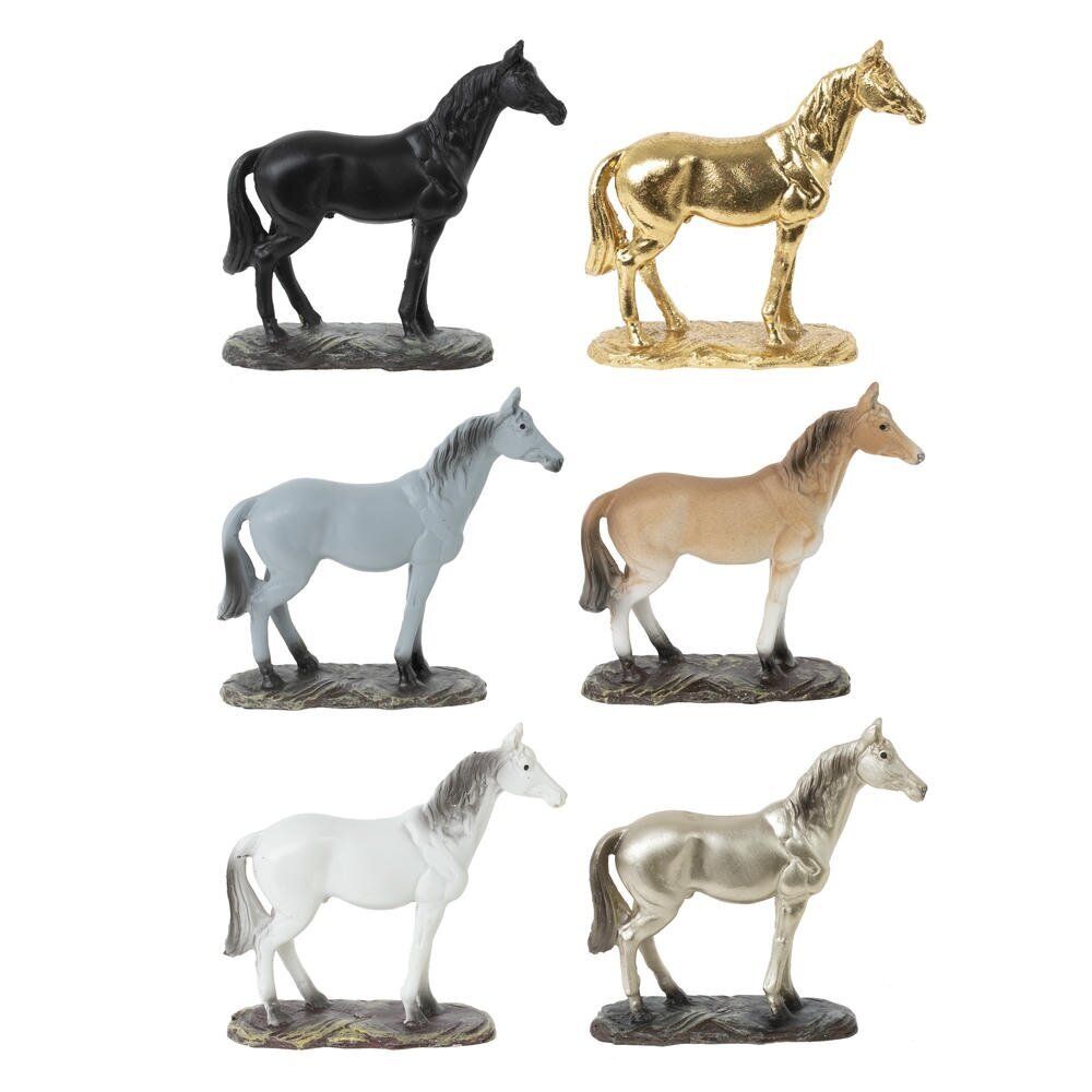 GAEM Фигурка декоративная "Лошадь", L9 W3 H10 см, 6в.