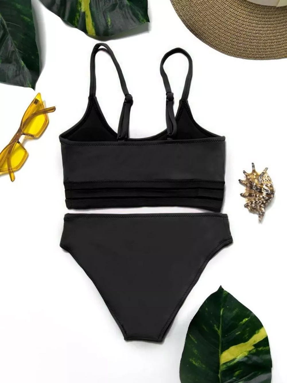 купальник раздельный 3 в 1 с шортами спортивный Adidas