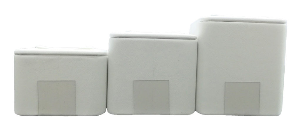 Набор подставок для 3 пар серег/2 язычка/накладка/ф.№1 (ПЭТ карман)/Н-40,50,60 мм.