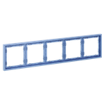 Рамка пластиковая на 5 постов, (деним) Voltum S70 VLS100515
