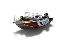 Комплект Алюминиевая лодка (катер) Mikatsu (Микатсу) 475 (Z43) Premium + мотор Hidea HDEF60FUEL-T EFI