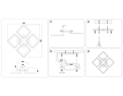 Ambrella Потолочный светодиодный светильник с пультом Original FA441