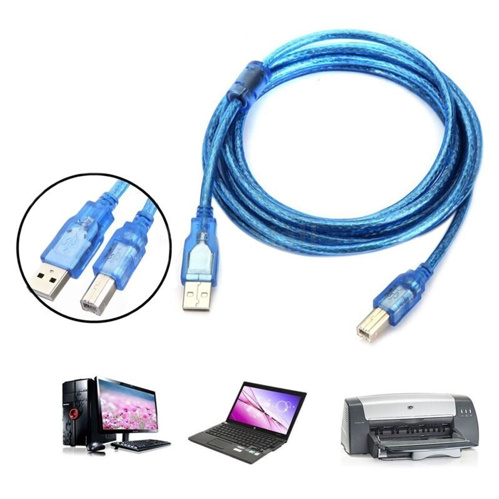 Кабель для принтера USB3.0 A--&gt; B 1,8м  в пакете