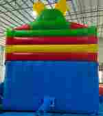 Надувная водная горка с бассейном «Аквамонстро мини» 4*4*4 м