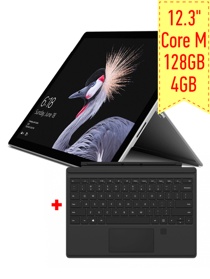 Microsoft Surface Pro 5 Core M 4Gb 128GB + Cover