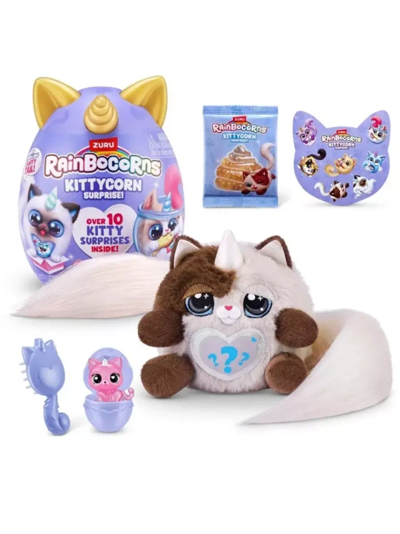 Мягкая игрушка Зуру Rainbocorns Kittycorn Котик