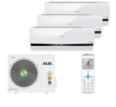 Мульти сплит-система AUX на 3 комнаты (20+35+35 кв.м.) Free Match