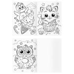Раскраска А4 Вкусная раскраска Три совы, в ассортименте
