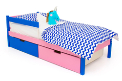 Детская кровать тахта Бельмарко Svogen синий-лаванда