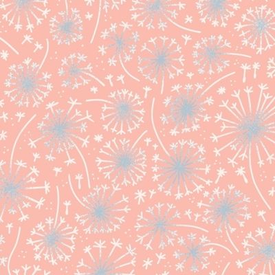 Розовые одуванчики