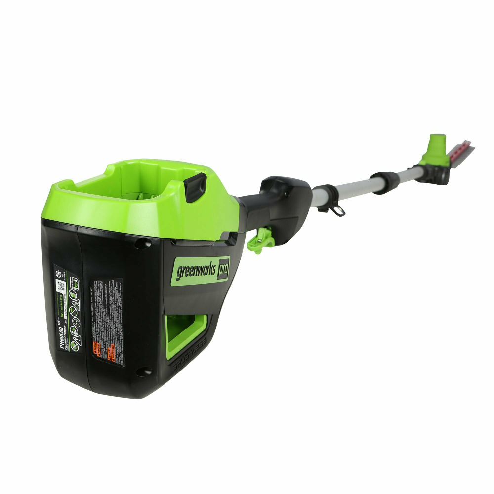 Кусторез штанговый аккумуляторный GREENWORKS GD60PHT61 60В,51см,б/щ,без АКБ и ЗУ (2301107)