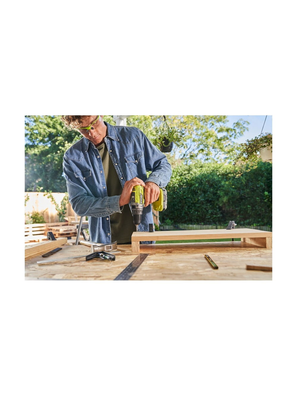 Ударная дрель-шуруповерт Ryobi ONE+ R18PD3-0  без аккумулятора в комплекте 5133002888