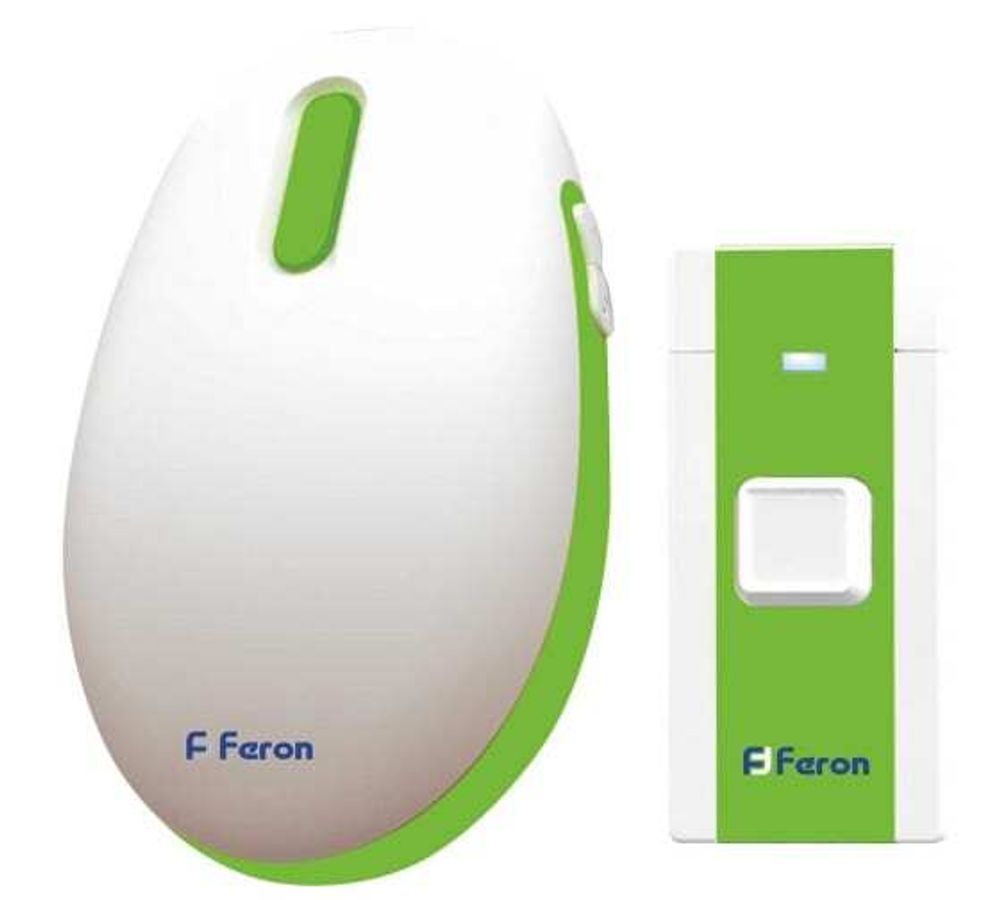 Звонок беспроводной FERON 36 мелодий IP20 E-375