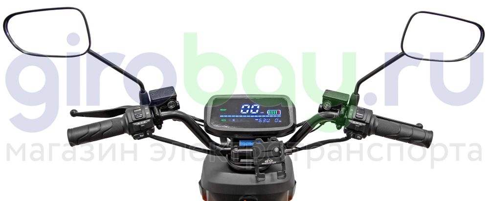 Электроскутер WENBOX U2 PRO 1500W (60V/30Ah) - Чёрный фото №11
