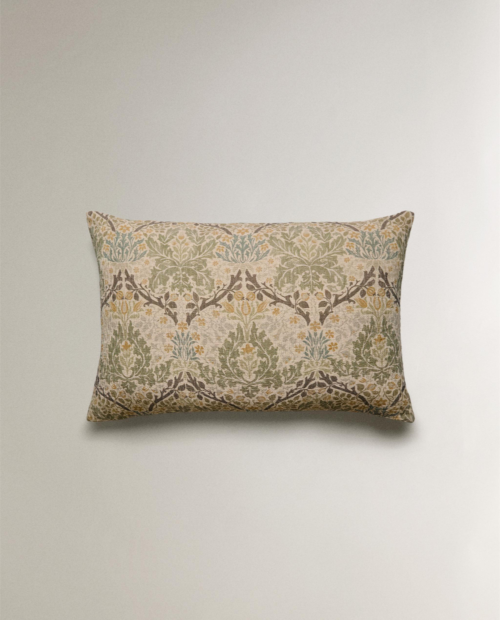 Zara Home наволочка декоративная из хлопка, зелёный, 30x50 см