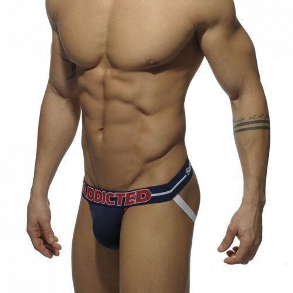 Мужские трусы джоки с широкой резинкой ADDICTED Темно-синие