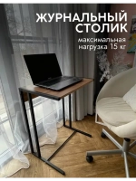 Журнальный столик лофт приставной к дивану