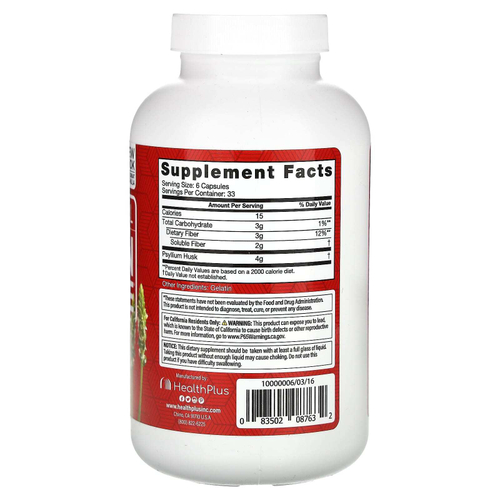 Health Plus, Original Colon Cleanse, пищевая добавка для очищения кишечника, 200 капсул