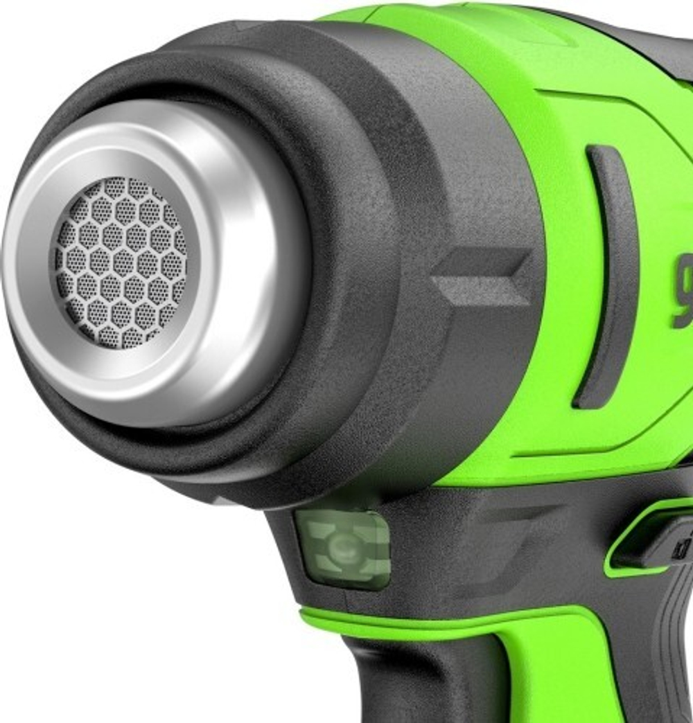 Строительный фен аккумуляторный GREENWORKS G24HG 24V, АКБ 4Ач и ЗУ 3400207CUB