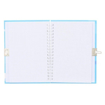 Блокнот детский Basir на замке, формат А6, серия "Дракон", переплет 7БЦ, 18*13.5 см, 48 листов, ассорти