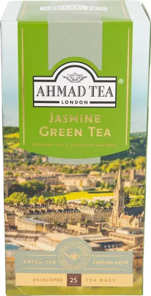 Чай зеленый Ahmad Tea, с жасмином, 25 пак