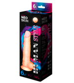 Фаллоимитатор на присоске Human Style киберкожа 19 см