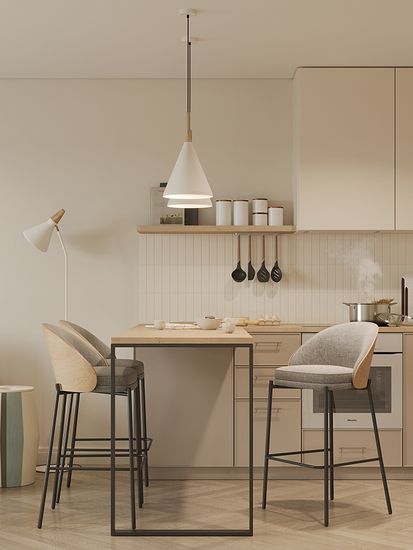 Светильник подвесной mango kart, D25х42 см, бежевый