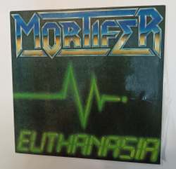 Винтажная виниловая пластинка LP Mortifer Euthanasia (Россия 1993)