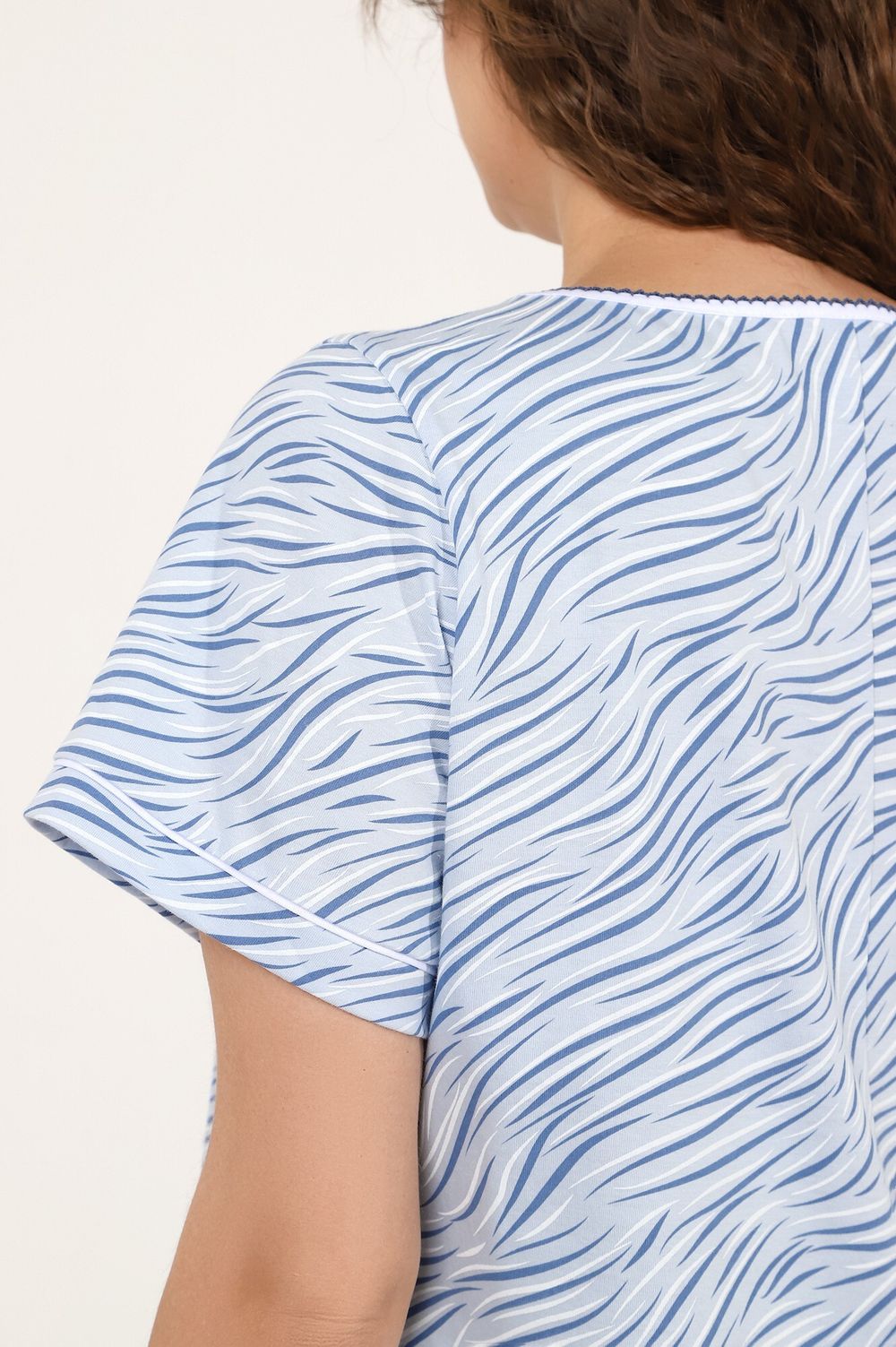 Ночная сорочка Остин-1 Виотекс ГОЛУБОЙ