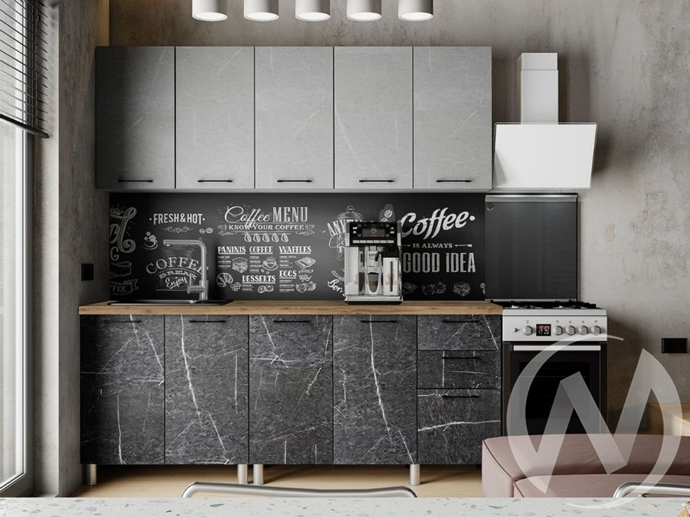 Кухня Мэйбл 2.0м 26мм дуб вотан