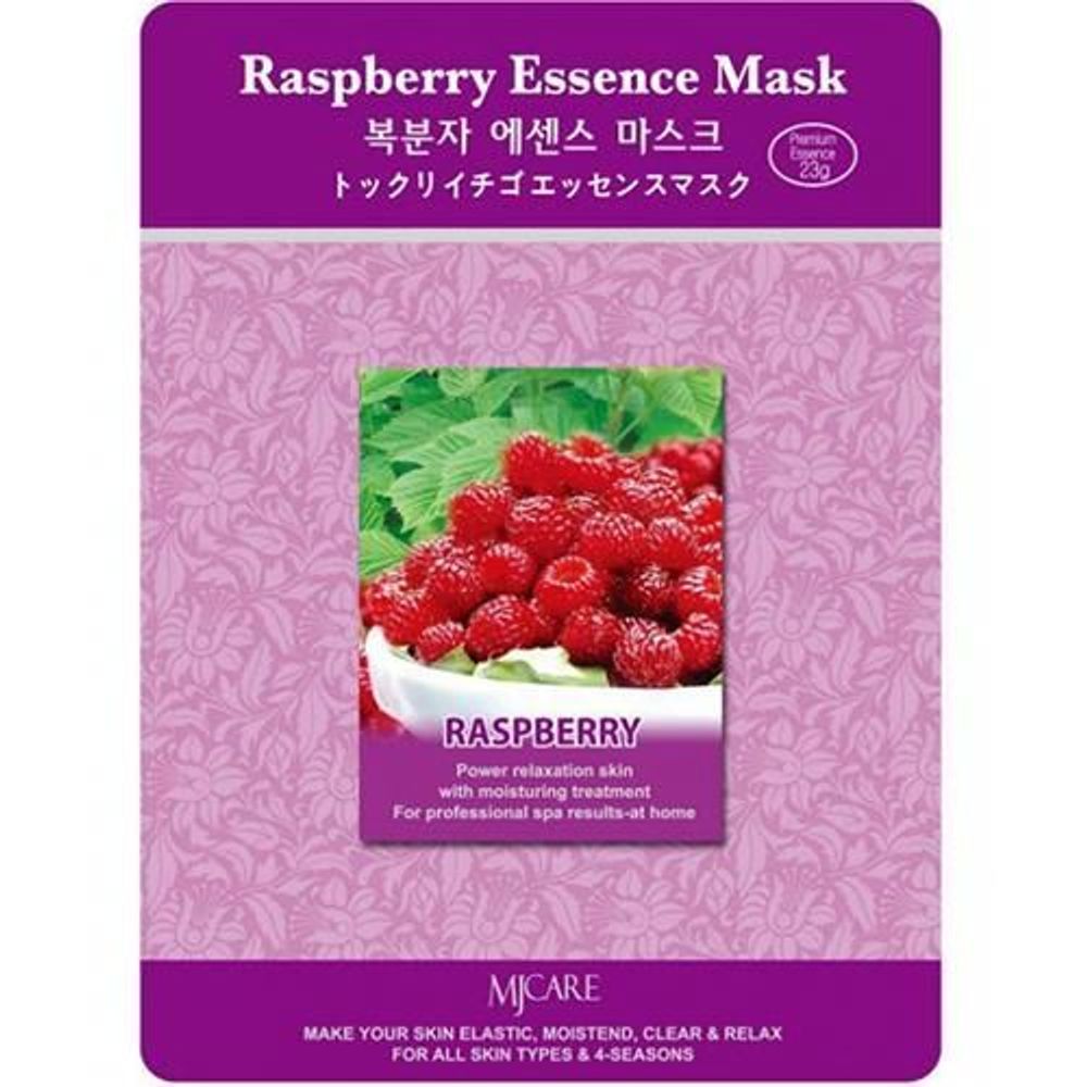 Тканевая маска для лица с малиной MIJIN Essense Mask