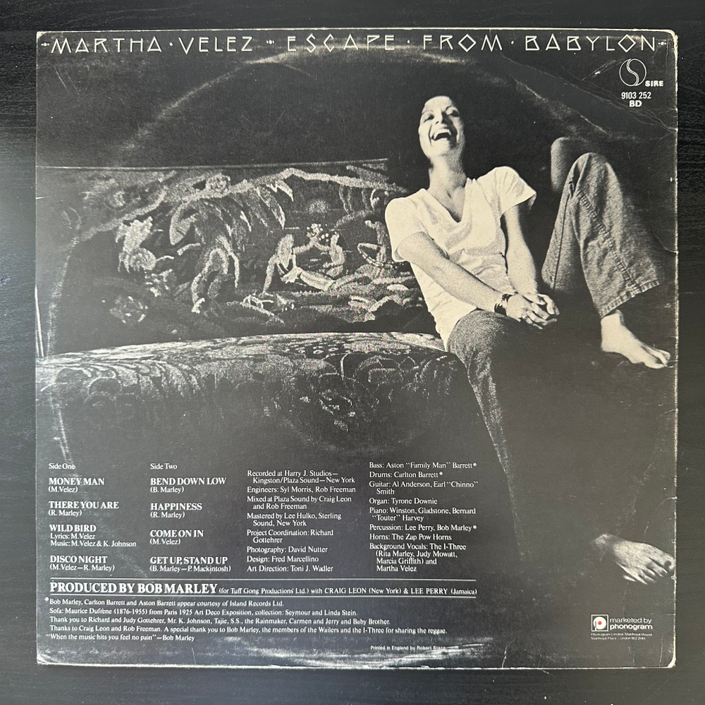 Martha Velez - Escape From Babylon (Англия 1976г.)