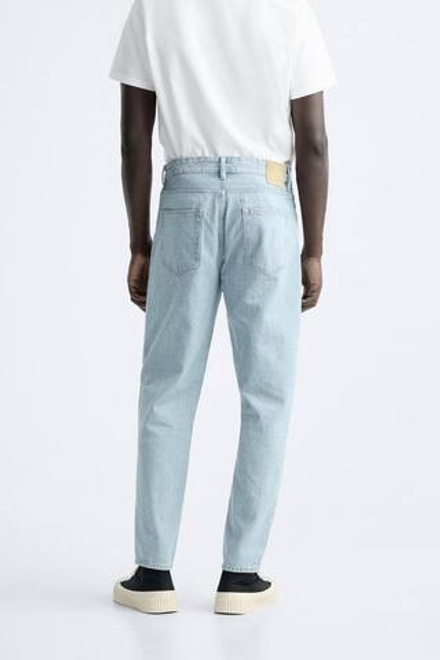 ZARA ДЖИНСЫ SLIM FIT, ГОЛУБОЙ