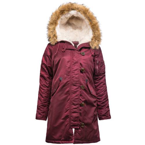 Куртка Аляска Женская - Elyse Parka 2015 (бордовая - maroon)