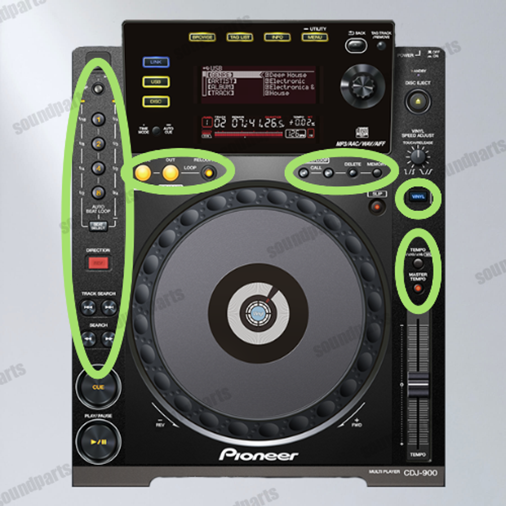 Кнопка TACT SWITCH Pioneer DSG1079 - 10 шт